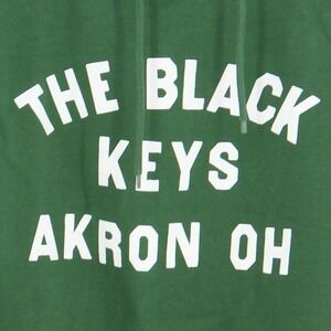 The Black Keys Akron OH 3XL NWOT Green Band Pullover Hoodie Sweatshirt